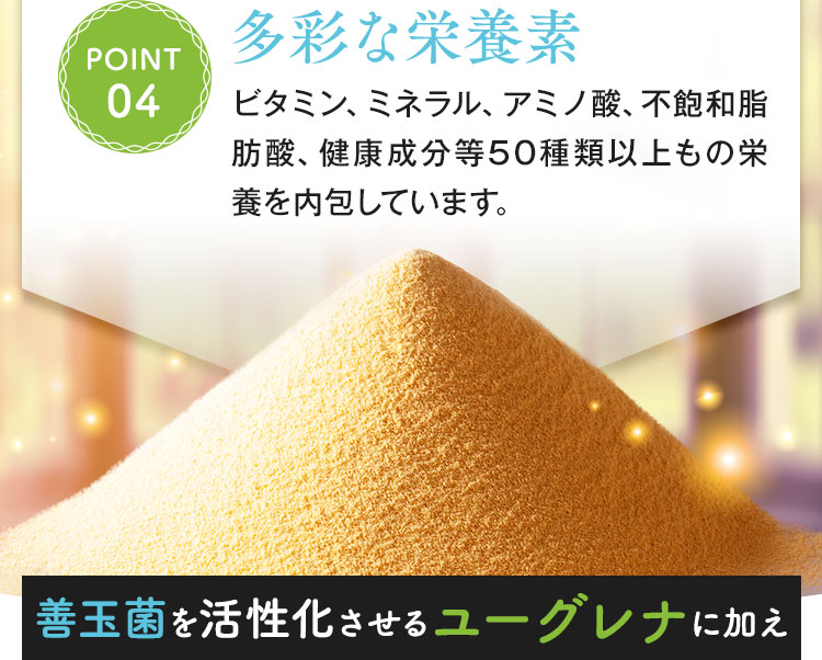 多彩な栄養素